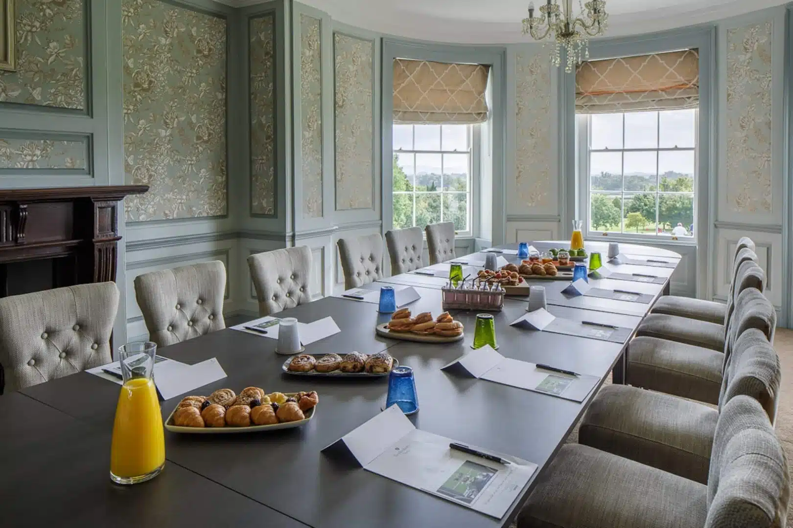 Conference Rooms ready for Business Meeting